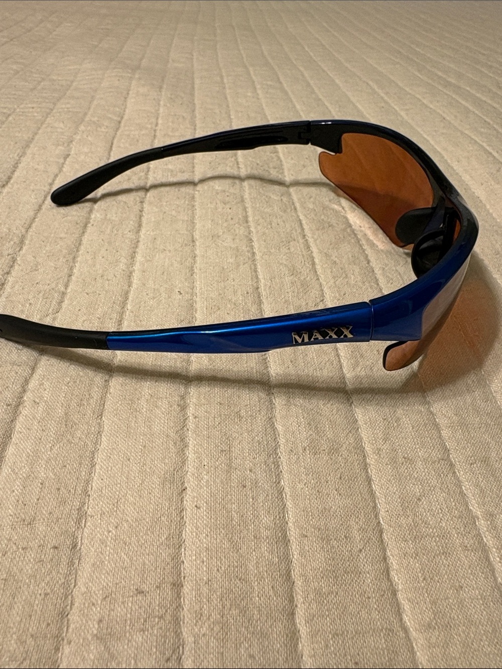Maxx Sport Sunglasses in Blue with Amber Lens - Picture 4 of 8